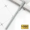 Ballpoint Pens Business Gift Pen Metalen Reclame Belettering Gegraveerde Naam Kantoorbenodigdheden Student Briefpapier Custom Logo