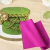 ワニのワニの印象のマットケーキの装飾シリコーンレース型のシリコーンマットフォンダンケーキツールシリコーンケーキの金型H856 210225