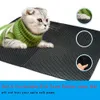 CAT MAT CLEAN PAD Двухслойный мусор ловушка PET-подстилка для кошек аксессуары