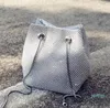 Diseñador- Bolsos de mujer Bolso de cubo de cristal de diamante Mensajero Bolso de cadena de hombro Tendencia de moda Bolso de moda salvaje