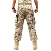 Pantalon de chargement de camouflage de l'armée masculine Nouveau pantalon de marque 2017 homme décontracté homme pantalon homme matériaux militaires multi-poches pantalon h1223