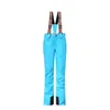 Pantalon de Ski Gsou neige femmes hiver imperméable thermique Ski snowboard pleine longueur couleur unie avec ceinture pantalon