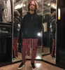 Mode Männer Jogginghose Hip Hop Hosen Rot Plaid Streetwear Zipper Dünne Bleistift Hosen männer Hosen Jogger Hosen für Mann