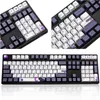 113 Nycklar lila Datang PBT-sublimering S OEM-profil Mekanisk tangentbord Keycap Kinesisk stil GK61 GK64