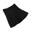 LY VAREY LIN Summer Women Sweet Solid Color Black High Waist Mini Skirts Female Casual Slim A-line Pleated 210526