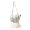 Moda riutilizzabile String Shopping bag Frutta Verdura Eco Borsa per la spesa Borsa per la conservazione portatile Shopper Tote Mesh Net Woven Cotton T2I51701