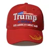 Newest Trump Baseball Cap USA Presidential Election TRMUP same style Hat Ambroidered Ponytail Ball Cap sea shipping ZZC5271