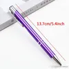 Metal Press Ballpoint Pen Fashion Прочная 1,0 -мм шариковая ручка Pen School Propective Supplies Advertising Настройка бизнес -подарка xvt1774