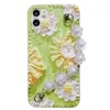 Oil painting flower bracelet Cell Phone Cases for 11 12 case x xr xs max female 7p/8plus soft