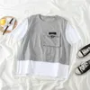 Sommer 2 Stück Anzug Schwarze Cargohose mit T-Shirt Streetwear Männlich Hip Hop Track 210531