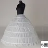 Big 6 Hoop Ball Petticoat For Wedding Dress White Crinoline Underskirt Wedding Accessories