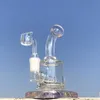 6 inch waterapparaten dikke gebogen nek glazen bongen mini kleurrijke olie dab rigs inline percolator waterleidingen 14mm vrouwelijke gewricht met kwartsbanger