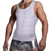 Heren lichaamsvormen borstcompressietank top slank shaper vest shirts abs buik slanke onderhemden sportschool gewichtsverlies workout kleding