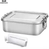 Conteneur à lunch en acier inoxydable Bento Food Container G.a HOMEFAVOR Snack Boîte de rangement pour enfants femmes hommes 210818