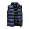 Hommes Veste Coton Gilet Hiver Épais Sans Manches Mâle Coton Rembourré Manteaux Chaud Gilets Tops Plus La Taille L-6XL veste homme 210925