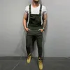 Cool Designer Merk Jeans Man Broek voor Mannen Pocket Denim Algemene Jumpsuit Streetwear Sexy Jarretel Pant E21