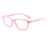 2021 fashion children prevent bluray glasses men and women flat lens silicone goggles soft frame f8140