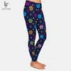 LETSFIND Nouvelle Arrivée Mignon Dessin Animé Chien Patte Imprimer Femmes Leggings Mode Taille Haute Plus La Taille Doux Confortable Fitness Leggings 201014