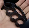 Poids Environ 126g Métal Laiton Knuckle Duster Outil d'autodéfense à quatre doigts Fitness Défenses de sécurité en plein air Poche EDC Outils Équipement de protection