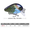 28 5mm 1 95G Crank Hook Hard Baits Lures 12# Treble Hooks 10 Färger Mixed Plastic Fishing Gear 8 Pieces Box WHB-14234D