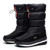 Boots Winter Snow Women s High Tube Cotton Thickened Waterproof Non slip Plus Veet Size Shoes