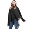 ponchos pour filles en tricot