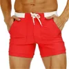 Mens Boxer Beach Shorts Kleding Mode Trend Plus Size Drawstring Spa Badmode Shorts Boxer Zomer Mannelijke Waterdichte Sport Strak Badpak