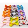 Wholesale -Pet Coiffure Boîte d'arc Bijoux Bijoux Cheveux Accessoires Super Beaucoup Styles Tête de Pet Flower Chien Toilettage ZC097