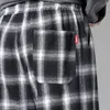 Autumn Plaid Pants Men Fashion Loose Hip Hop Casual Trousers Korean Male Harem Pant All-match Confortable Joggers Streerwear 220212