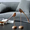 Ornements en bois danois bijoux sculpture en jeu ameublement style nordique marionnette caractéristiques oiseau 211101