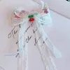 baby girls lace bowknot Barrette sweet children sequin bow hair ornaments kids flower fairy ribbon bows hairs clip Hairpin S1212