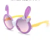 Nouvelles filles lapin arc lunettes de soleil classiques enfants enfants lapin oreille lunettes de soleil nuances Adumbral UV400 6 couleurs