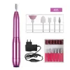 New Electric Nail Drill Machine Portable USB Nails File Polishing Tool Manicure Fingernail Supplies for Home and Salon Use