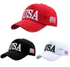 2024 Trump Casquette de baseball Chapeaux USA Chapeau de fête d'élection présidentielle avec des casquettes de drapeau américain Sports de coton pour hommes femmes réglable DAJ363