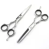 Professional 55 tum Japan 6cr hår sax Makeup Cuting Cutting Scissor Makas Barber Thinning Shears Frisör SCISSORS17361774