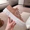 shoe praddas pada prd 50% discount Top Quality luxury designer Casual Platform Shoes Fashion Women canvas free Lace Up brand Sneakers casual gifts online HHRU