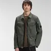 2 컬러 맨 CP 셔츠 재킷 싱글 렌즈 지퍼 가디건 긴 소매 야외 재킷