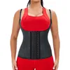 Newest Latex Waist Trainer Girdle Fot Women Daily Fitness Workout Sauna Sweat Suit Slimming Body Shapers Abdomen Tummy Shapewear Corset Cincher