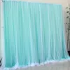 Rideau Tentures Ivoire Tulle Toile De Fond En Mousseline De Soie Pour La Cérémonie De Mariage De Mariée Rideaux Po Booth Fond Born Baby Shower Party Décoration