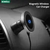Bonola iPhone11/11Pro/XsMax/Xr/8plus Qi chargeur de voiture magnétique rapide sans fil pour SamsungS10/S9/Mi Note10