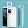 Ring Flash Telephip Case para iPhone 11 12 Pro Max XR XS Light Light Selfie Beauty Lightlight Flashlight Shell8204381