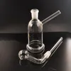 Wholelsale Glass Bong Hookahs 14mm 암컷 버블 러 흡연 워터 파이프 비이커 재활용자 Ashcatcher Bongs Dab 장비 오일 장비 다운 스템 오일 냄비