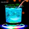 Mats & Pads Mini LED Home Party For Drink Festival Touch Switch Waterproof Color Changing Battery Operated Cup Holder Non Slip