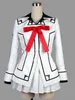 ヴァンパイアナイトコスプレコスチュームゆきまたは黒い女性のクロスホワイトドレス制服Y0903