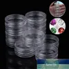 10Pcs Trasparente Vuoto di Plastica Scatole di Immagazzinaggio Pot Box 25 Bottiglia di Stoccaggio Scatola Vuota Caso Pot Per Unghie Artistiche Perline di Strass Gemme