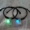 Beaded Strands Luminous Pendant Bracelet Lovers' Glow In The Dark Night Light Bead Chain For Women Men Jewelry Trum22