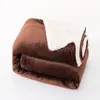 Coperta per la casa autunno inverno Elegante lettera Pashmina Coperte per divani calde portatili Dimensioni 150 * 200 cm Sciarpe blu Scialle per adulti Bambini 290 S2