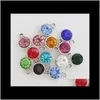 Ustalenia Komponenty Hurtownie Okrągły Colorf Miesiąc Stop Biżuteria Biżuteria Crystal Charms Drop Delivery 2021 N2FWC