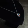 Women Designer Jewelry Galaxy Nebula Planet Necklaces for Women Universe Solar System Moon Earth Sun Double Side Glass Ball Pendant Chain Necklace Men