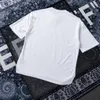 21SS Men Printed T Shirt Tee Wheat Head Letters Printing Men Cloths Short Sleeve Mens Tag Letters Polo New Black White 081922
